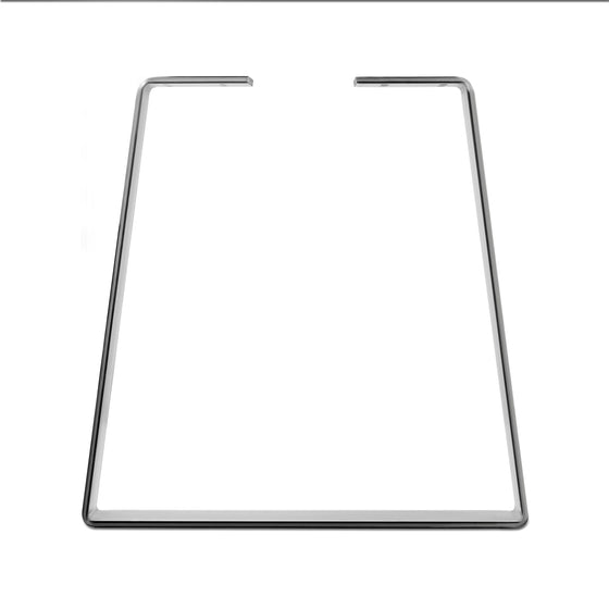 Standard Duty Bell-Shape Flat Bar Table Leg & Bench Base (Sold Separately) - Glacier White
