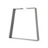 Standard Duty Bell-Shape Flat Bar Table Leg & Bench Base (Sold Separately) - Glacier White