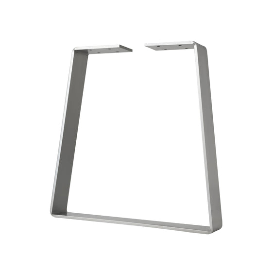 Standard Duty Bell-Shape Flat Bar Table Leg & Bench Base (Sold Separately) - Glacier White