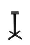 DIY Hairpin Legs 28" / Textured Matte Black Cross Pedestal Table Base