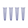 Hairpin Legs Set of 4, 3-Rod Design - Midnight Blue (Navy) Powder Coated Finish