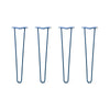 Hairpin Legs Set of 4, 2-Rod Design - Midnight Blue (Navy) Powder Coated Finish