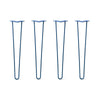 Hairpin Legs Set of 4, 2-Rod Design - Midnight Blue (Navy) Powder Coated Finish
