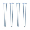 Hairpin Legs Set of 4, 2-Rod Design - Midnight Blue (Navy) Powder Coated Finish