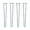 Hairpin Legs Set of 4, 2-Rod Design - Midnight Blue (Navy) Powder Coated Finish