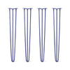 Hairpin Legs Set of 4, 3-Rod Design - Midnight Blue (Navy) Powder Coated Finish