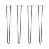 Hairpin Legs Set of 4, 2-Rod Design - Midnight Blue (Navy) Powder Coated Finish