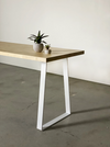 Trapezoid Metal Table Leg Desk