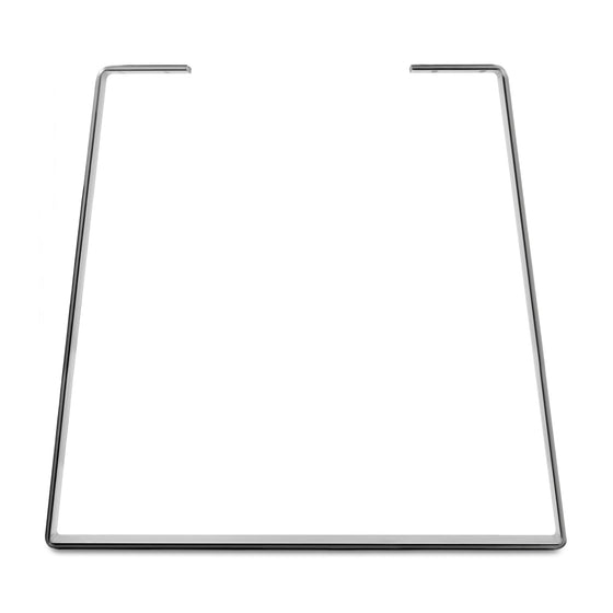 Super Duty Trapezoid/Bell-Shape Flat Bar Table Leg & Bench Base (Sold Separately) - Clear Coated Finish