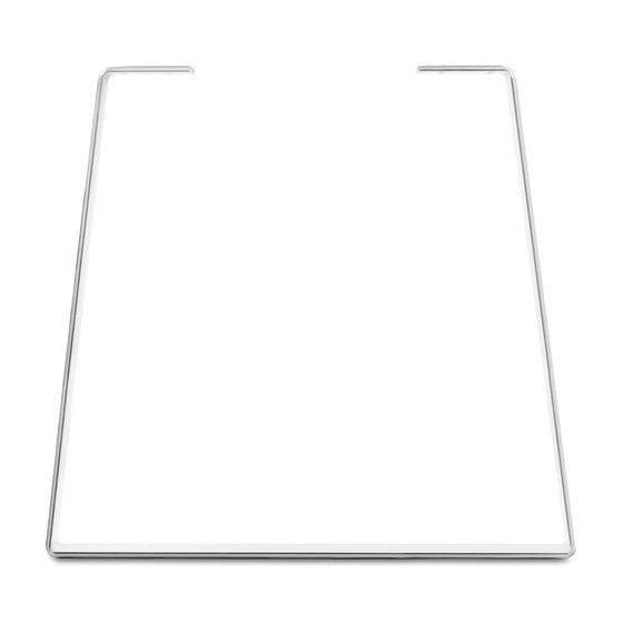 Super Duty Trapezoid/Bell-Shape Flat Bar Table Leg & Bench Base (Sold Separately) - White