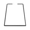 Heavy Duty Trapezoid/Bell-Shape Flat Bar Table Leg & Bench Base (Sold Separately) - Jet Black Satin Powder Coated Finish