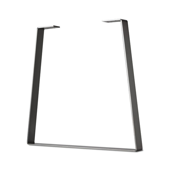 Super Duty Trapezoid/Bell-Shape Flat Bar Table Leg & Bench Base (Sold Separately) - Clear Coated Finish