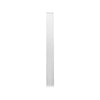 Standard Duty Bell-Shape Flat Bar Table Leg & Bench Base (Sold Separately) - White Powder Coated Finish