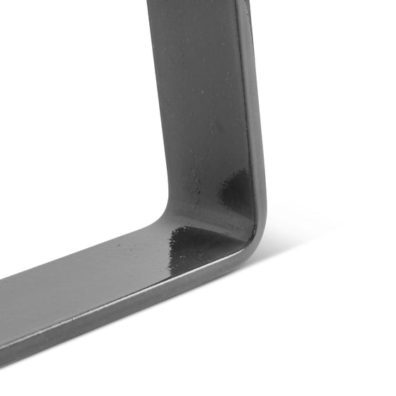 Trapezoid Metal Leg - Close Up - Clear Coat