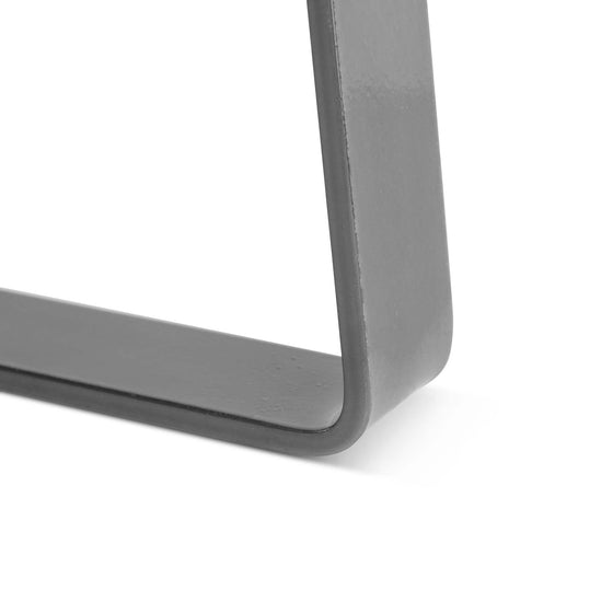 Trapezoid Metal Table Leg Angle - Raw Steel