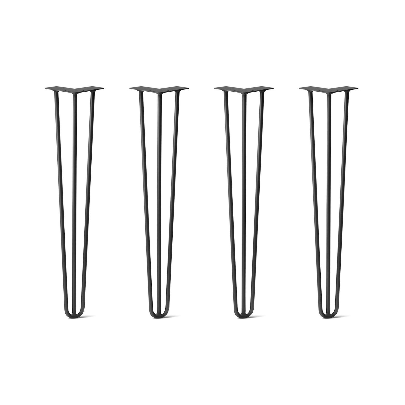 3 Rod Hairpin Legs - Set of 4 Table Legs - Made in the USA â DIY Hairpin Legs