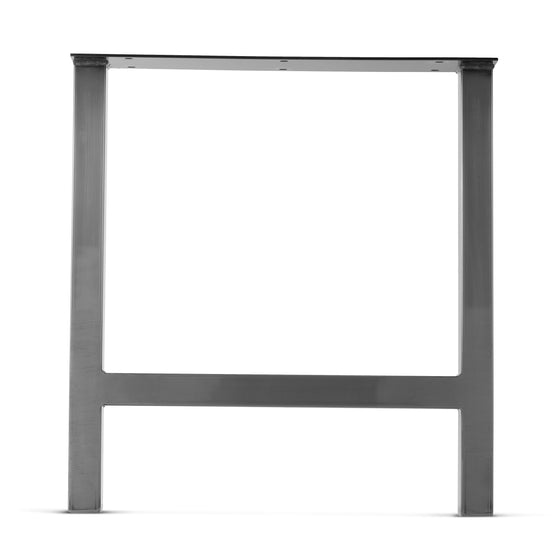 H Frame Metal Table Leg - Clear Coat