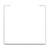 Super Duty U-Shape Flat Bar Table Leg & Bench Base (Sold Separately) - White