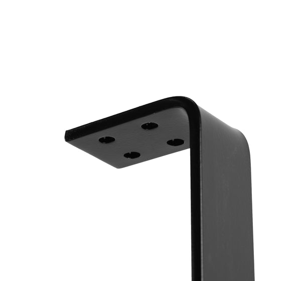 Square Metal Table Leg - U Shape - Close Up Top