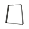 DIY Hairpin Legs Bell-Shape Flat Bar Table Legs Heavy Duty Bell-Shape Flat Bar Table Leg & Bench Base (Sold Separately) - Clear Coated Finish