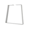 DIY Hairpin Legs Bell-Shape Flat Bar Table Legs Standard Duty Bell-Shape Flat Bar Table Leg & Bench Base (Sold Separately) - White Powder Coated Finish