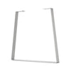 DIY Hairpin Legs Bell-Shape Flat Bar Table Legs White / 29" / 31" Heavy Duty Bell-Shape Flat Bar Table Leg & Bench Base (Sold Separately) - White Powder Coated Finish