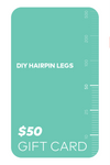DIY Hairpin Legs Gift Cards Gift Cards