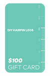 DIY Hairpin Legs Gift Cards Gift Cards