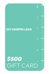 DIY Hairpin Legs Gift Cards Gift Cards