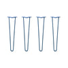 DIY Hairpin Legs Hairpin Leg Sets 23" / Midnight Blue (Navy) / 3/8" Hairpin Legs Set of 4, 2-Rod Design - Midnight Blue (Navy) Powder Coated Finish