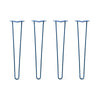 DIY Hairpin Legs Hairpin Leg Sets 27" / Midnight Blue (Navy) / 3/8" Hairpin Legs Set of 4, 2-Rod Design - Midnight Blue (Navy) Powder Coated Finish