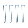 DIY Hairpin Legs Hairpin Leg Sets 28" / Midnight Blue (Navy) / 3/8" Hairpin Legs Set of 4, 2-Rod Design - Midnight Blue (Navy) Powder Coated Finish