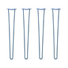 DIY Hairpin Legs Hairpin Leg Sets 34" / Midnight Blue (Navy) / 3/8" Hairpin Legs Set of 4, 2-Rod Design - Midnight Blue (Navy) Powder Coated Finish