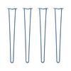 DIY Hairpin Legs Hairpin Leg Sets 35" / Midnight Blue (Navy) / 3/8" Hairpin Legs Set of 4, 2-Rod Design - Midnight Blue (Navy) Powder Coated Finish