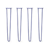 DIY Hairpin Legs Hairpin Leg Sets 37" / Midnight Blue (Navy) / 1/2" Hairpin Legs Set of 4, 2-Rod Design - Midnight Blue (Navy) Powder Coated Finish