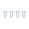 DIY Hairpin Legs Hairpin Leg Sets 9" / Midnight Blue (Navy) / 3/8" Hairpin Legs Set of 4, 2-Rod Design - Midnight Blue (Navy) Powder Coated Finish