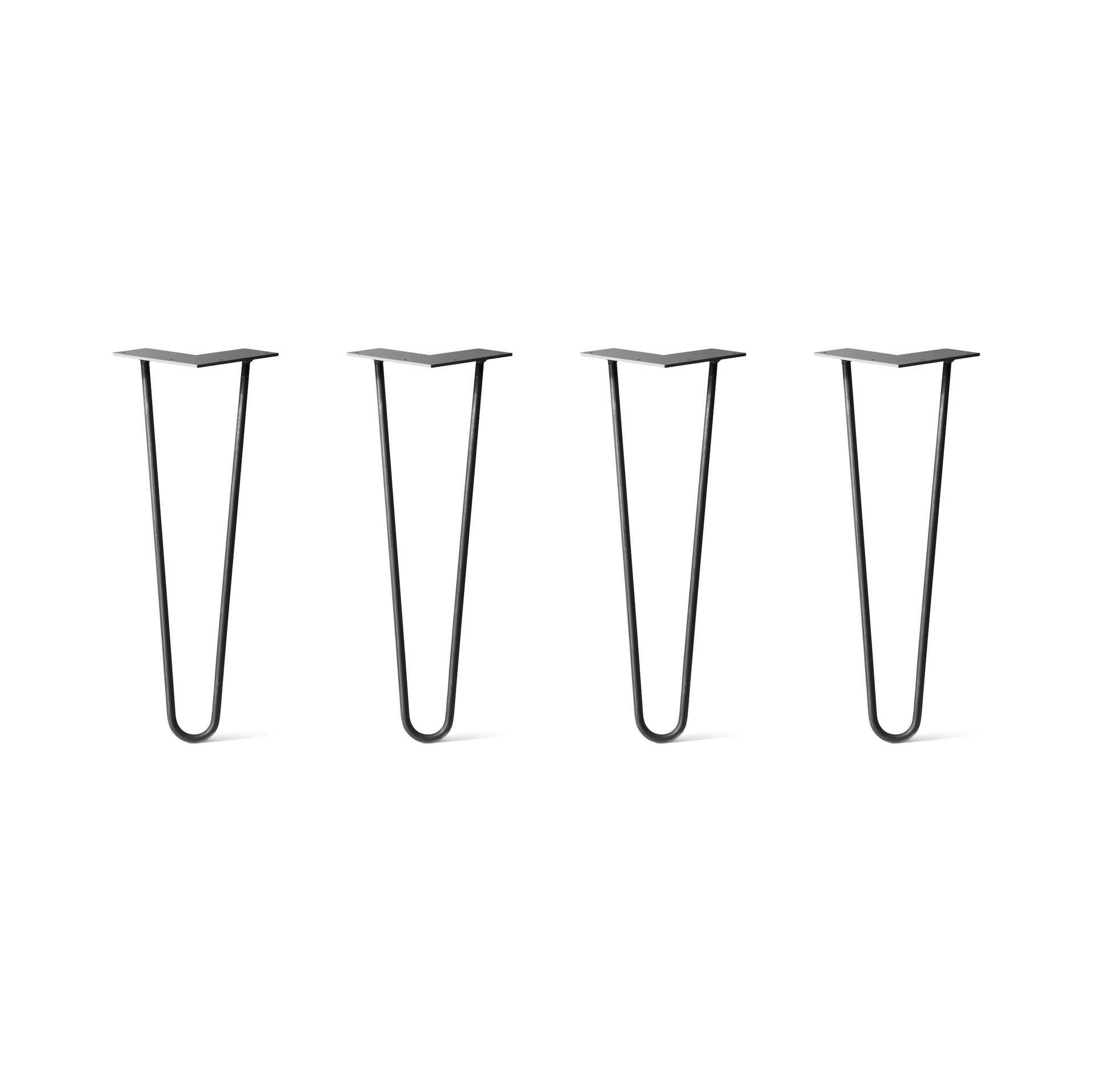 DIY Hairpin Legs Hairpin Leg Sets Set of 4 Hairpin Legs, 2-Rod Design