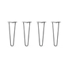 DIY Hairpin Legs Hairpin Leg Sets Set of 4 Hairpin Legs, 2-Rod Design