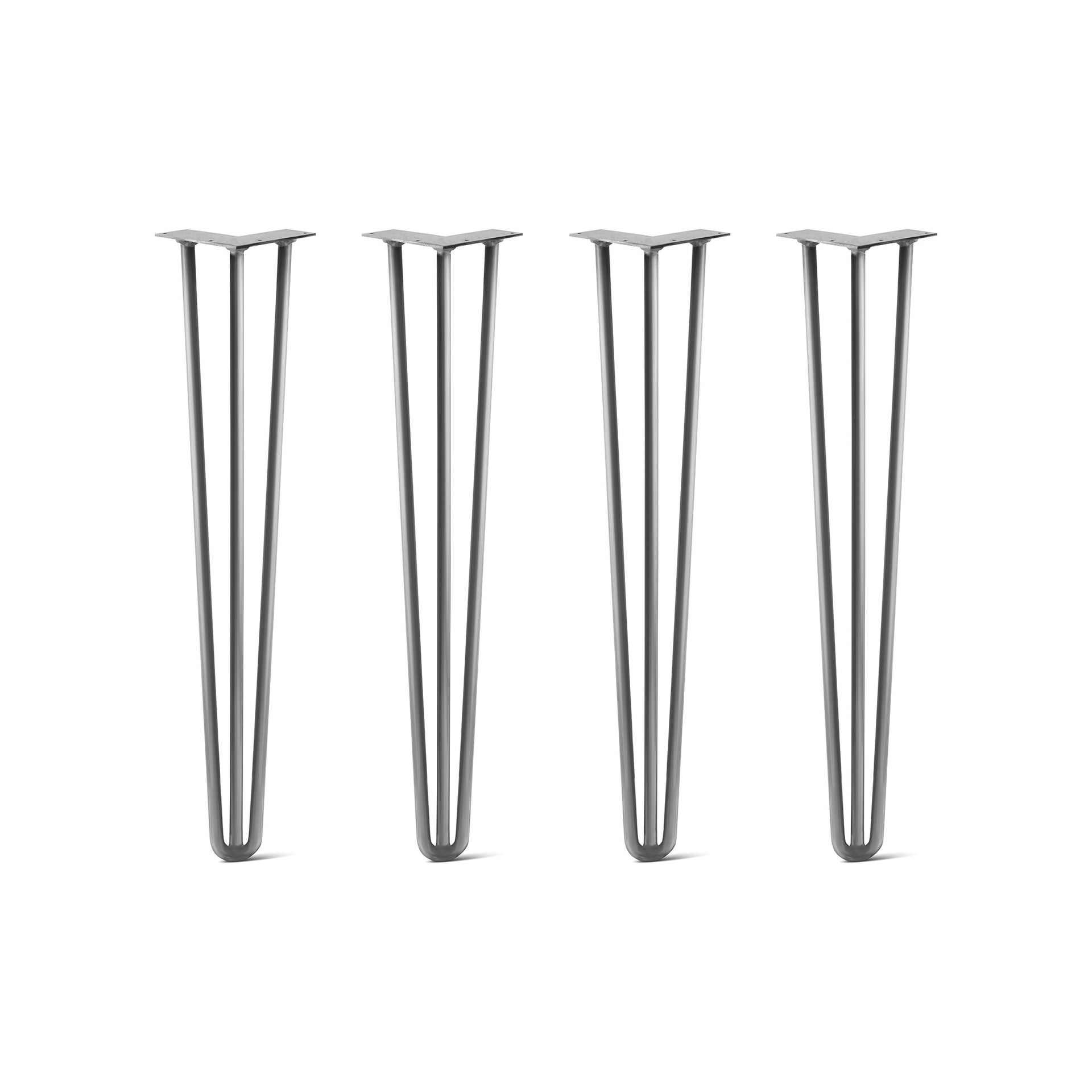 DIY Hairpin Legs Hairpin Leg Sets Set of 4 Hairpin Legs, 3-Rod Design