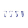 DIY Hairpin Legs Hairpin Legs 10" / Midnight Blue (Navy) / 3/8" Hairpin Legs Set of 4, 3-Rod Design - Midnight Blue (Navy) Powder Coated Finish