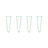 DIY Hairpin Legs Hairpin Legs 16" / Mint / 1/2" Hairpin Legs Set of 4, 2-Rod Design - Mint Powder Coated Finish