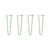 DIY Hairpin Legs Hairpin Legs 18" / Mint / 1/2" Hairpin Legs Set of 4, 2-Rod Design - Mint Powder Coated Finish
