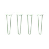 Hairpin Legs Set of 4, 2-Rod Design - Mint Powder Coated Finish