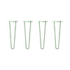 DIY Hairpin Legs Hairpin Legs 18" / Mint / 3/8" Hairpin Legs Set of 4, 2-Rod Design - Mint Powder Coated Finish