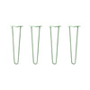 Hairpin Legs Set of 4, 2-Rod Design - Mint Powder Coated Finish
