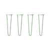 Hairpin Legs Set of 4, 2-Rod Design - Mint Powder Coated Finish