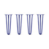 DIY Hairpin Legs Hairpin Legs 20" / Midnight Blue (Navy) / 1/2" Hairpin Legs Set of 4, 3-Rod Design - Midnight Blue (Navy) Powder Coated Finish