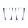 DIY Hairpin Legs Hairpin Legs 22" / Midnight Blue (Navy) / 1/2" Hairpin Legs Set of 4, 3-Rod Design - Midnight Blue (Navy) Powder Coated Finish