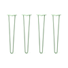 DIY Hairpin Legs Hairpin Legs 26" / Mint / 1/2" Hairpin Legs Set of 4, 2-Rod Design - Mint Powder Coated Finish