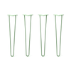 DIY Hairpin Legs Hairpin Legs 27" / Mint / 1/2" Hairpin Legs Set of 4, 2-Rod Design - Mint Powder Coated Finish